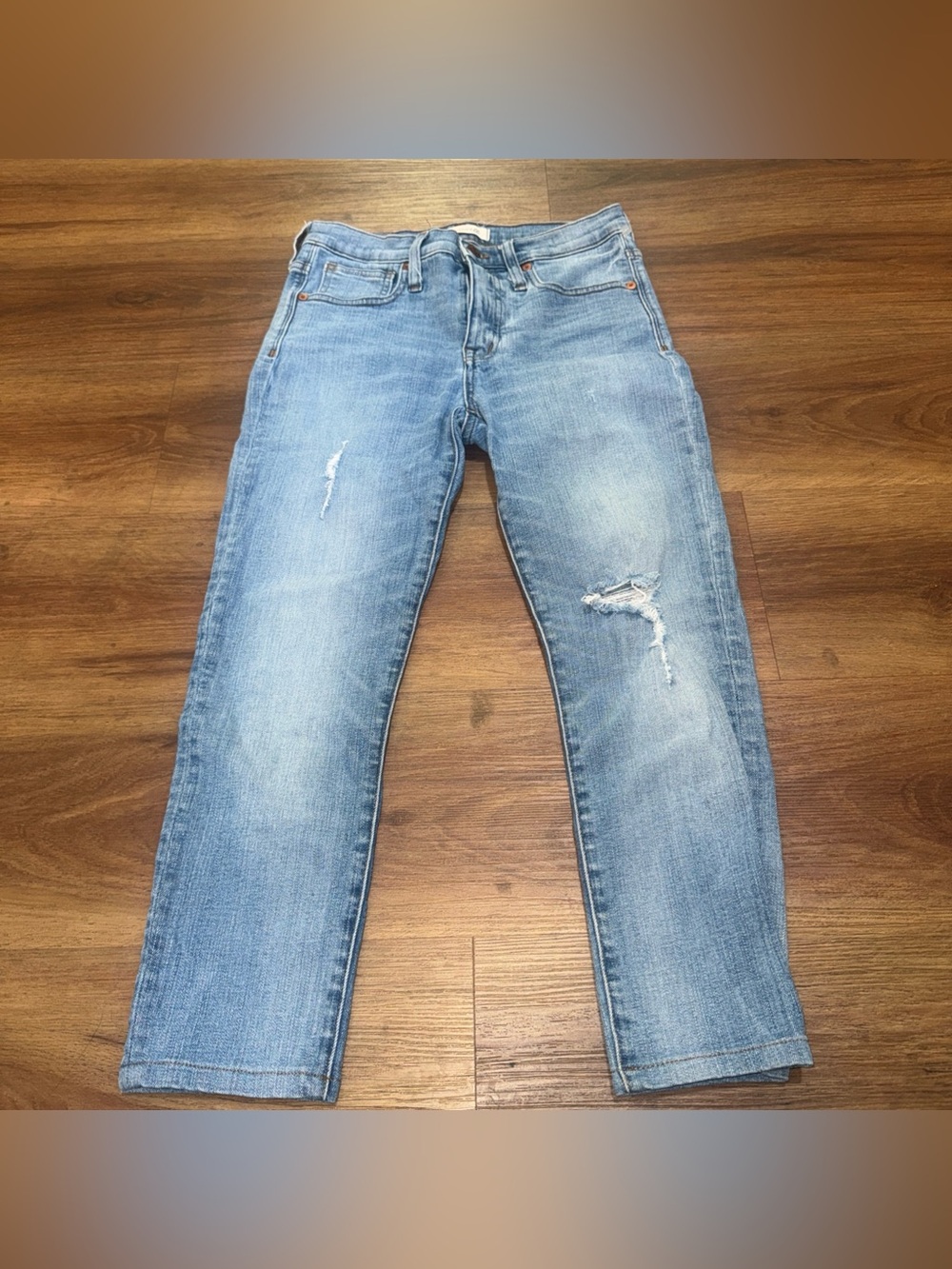 Madewell Jeans Womens Size 26 Blue 9" High Rise Skinny Medium Wash Denim